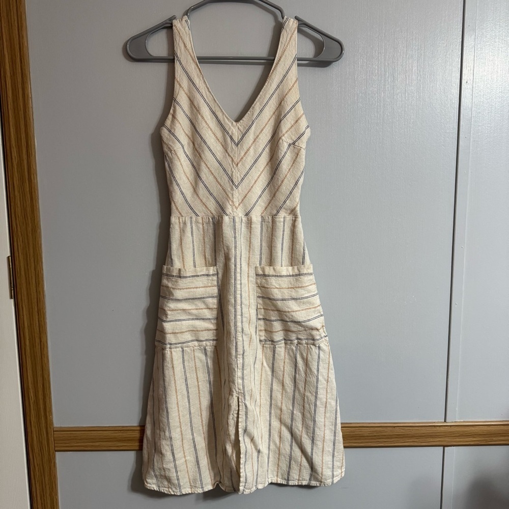 Monteau Stripes Sleeveless Dress Size XS